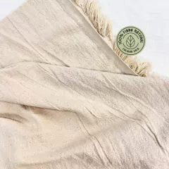 MANTA QUILLEN - CRUDO (2 mts ancho) - comprar online