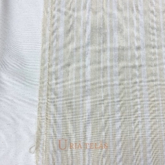 LINO RUSTICO - MULTI RAYA - CRUDO/BLANCO (2.80mts ancho) - comprar online