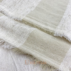 LINO RUSTICO - RAYA ANCHA - LINEN/ARENA (2.80mts ancho) - comprar online