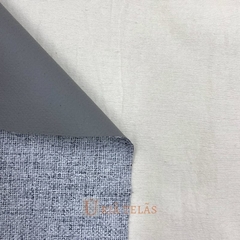BLACKOUT LINEN - GRIS PLATA (2.80mts ancho) - tienda online