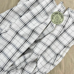 TUSOR ESCOCES - CRUDO/NEGRO (1.50 mts ancho)