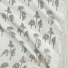 POPLIN BONSAI -VERDE PRADO - 100% algodón (1.60 mts ancho)