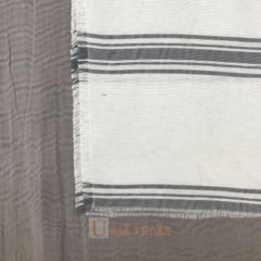 LINO BERMUDAS - RAYA SEPARADA - GRIS CENIZA (2.80mts ancho) - comprar online