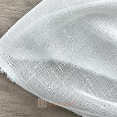 LINO CORTINERO - BLANCO OPTICO (2.90 mts ancho) - Urja Kuna Telas