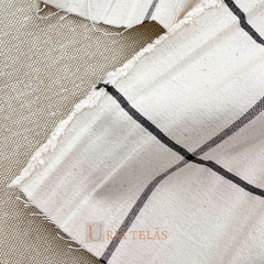 TUSOR CHALTEN - CRUDO/NEGRO (2.80 mts ancho) - tienda online