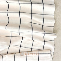 TUSOR CHALTEN - CRUDO/NEGRO (2.80 mts ancho)