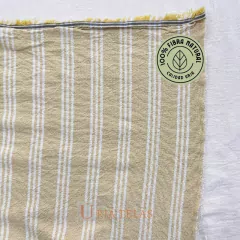 TUSOR DE LINO - TRES RAYAS - MAÍZ (2.50mts ancho) en internet