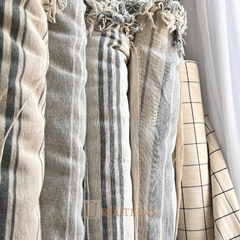 MANTA SALTA - MULTI RAYA - CRUDO/GRIS CENIZA (2 mts ancho) - comprar online