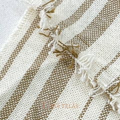 LINO RUSTICO - MULTI RAYA - TOFFEE (2.80mts ancho) - comprar online