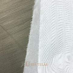 MUSELINA LISA - BLANCO (2.90mts ancho) - Urja Kuna Telas