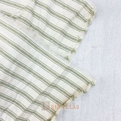 TUSOR BAHAMAS - RAYA SEPARADA MIL - VERDE SECO (2.60 mts ancho) en internet