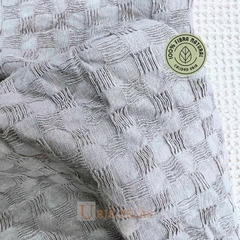 WAFFLE COTTON - GRIS PERLA (2,80 mts ancho) - comprar online