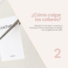 PACKAGING CON TU LOGO PARA COLLARES X 100 - Anthea Accesorios