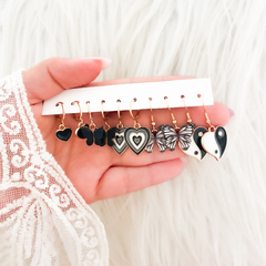 SET ARGOLLAS MALVINA - NEGRO