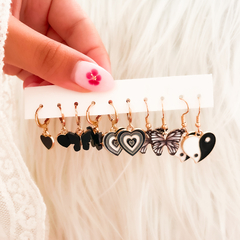SET ARGOLLAS MALVINA - NEGRO en internet