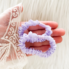 SET DE 2 COLITAS BRILLOSAS FINAS - VIOLETA
