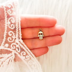 DIJE HAMSA MINI CON OJITO - DORADO