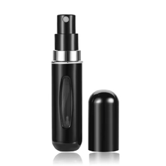 PERFUMERO PORTÁTIL CHICO BRILLOSO - NEGRO
