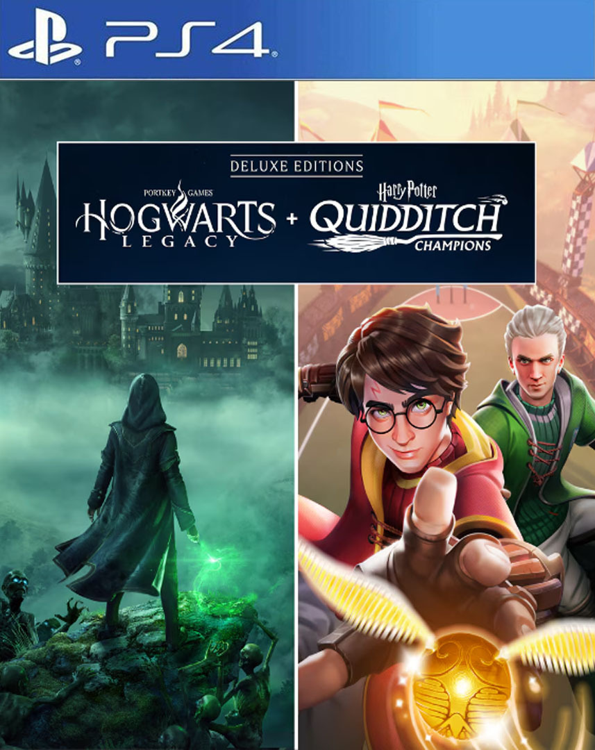 Hogwarts Legacy + Harry Potter: Quidditch Champions Deluxe Editions Bundle PS4